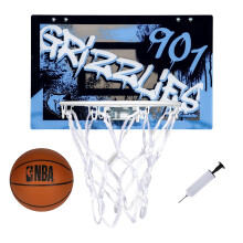 Franklin Sports NBA Memphis Grizzlies Canestro da Porta - Canestro Mini per Bambini con Pallone