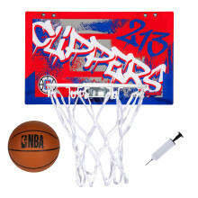 Franklin Sports NBA Los Angeles Clippers Canestro da Porta - Mini Canestro per Bambini con Pallone