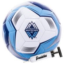 Franklin Sports MLS Vancouver White Caps FC Voetbal - Officiële Maat 5 - Voor Kinderen + Volwassenen