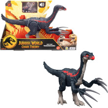 Mattel Jurassic World Chaos Theorie Slash N Roar Therizinosaurus Dinosaurier Actionfigur