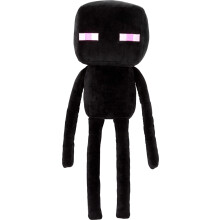 Mattel Minecraft Jumbo Plush Toy, Enderman Collectible Soft Doll Inspired by the Video Game, 16-inch Collectible