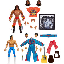 Mattel WWE Coliseum Collection Action Figure 2-Pack, Ultimate Warrior & Honky Tonk Man 6-tums Samlarfigurer
