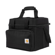 Cooler Carhartt Aislado de Dos Compartimentos, Material Repelente al Agua, 24 Latas, Negro