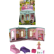 Mattel Universal Pictures Wicked So Popular Dorm Small Doll Playset with 3 Play Spaces & 9 Accessories, Inspired by The Movie