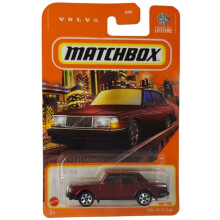 Matchbox Volvo 240 Modellauto, 1:64, Rot, 88/100, Baujahr 1986