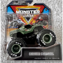 Monster Jam Soldier Fortune Die-Cast Truck, Legacy Serie 38, Maßstab 1:64