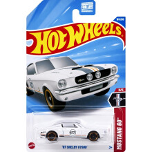 Hot Wheels '67 Shelby GT500 [Vit] Mustang 60 3/5, 161/250, 1:64 Diecast Bil
