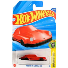 Hot Wheels Porsche 911 Carrera Clip [Rojo], Experimotors 6/10, 187/250, Coche Diecast 1:64