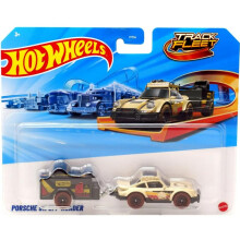 Hot Wheels Track Fleet, Porsche 911 Todo Terreno [Beige] 1:64 Escala Coche de Metal