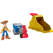 Fisher-Price Imaginext Launcher Set with 3-inch Woody Action Figure & Toy Vehicle, Inspired by Disney Pixar Toy Story (Characters May Vary)