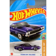 Hot Wheels '70 Dodge Hemi Challenger, Lila, 1:64 Maßstab Diecast Auto, '70er VS. '90er Sammlung