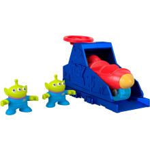 Fisher-Price Imaginext Launcher Set with 3-inch Alien Action Figures & Toy Vehicle, Inspired by Disney Pixar Toy Story (Characters May Vary)