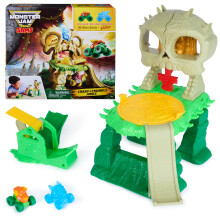 Monster Jam Mini Jams, Crash & Crumble Skull Escape Playset, 2 Exclusive Die-Cast El Toro Loco and Dragon Monster Trucks, Kids Toys for Boy and Girls