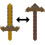 Mattel Mattel Minecraft Click & Switch Svärd & Pickaxe, Transformera 2-i-1 Lek för Rollspel 1