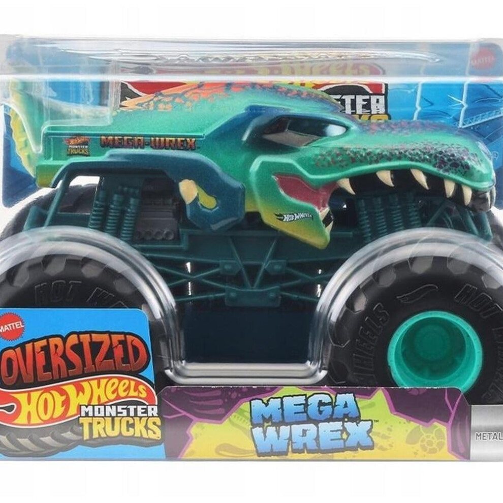 Mattel Hot Wheels Monster Trucks Mega-Wrex 1:24 Scale Die-Cast Truck