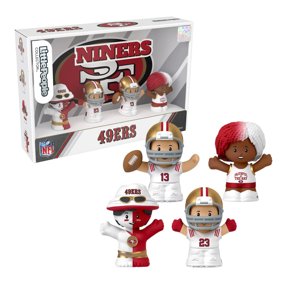 Fisher-Price San Francisco 49Ers Nfl Little People Collector Set | Alternate Jersey