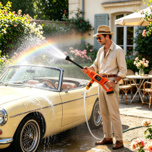 Portable Cordless High Pressure Car Washer Garden Body Only No Battery