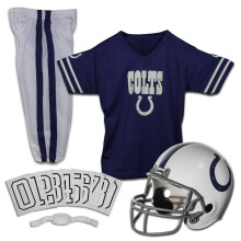 Franklin Sports Indianapolis Colts Kids Football Uniform Set - NFL Kostuum voor Jongens & Meisjes - Inclusief Helm, Shirt & Broek - Klein