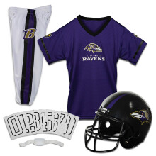 Franklin Sports Baltimore Ravens Kids NFL Uniform Set - Jeugd NFL Team Jersey, Helmd, Broek + Kostuum