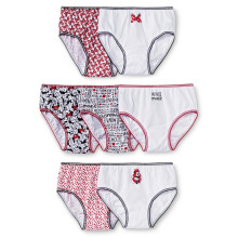Disney Minnie Mouse Unterwäsche mit verschiedenen Prints und Silhouetten in Größen 2/3T - 8