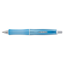 PILOT Dr. Grip Frosted Bolígrafo Recargable y Retráctil, Punta Media, Cuerpo Azul, Tinta Negra, Bolígrafo Individual (36253)