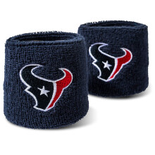 NFL Houston Texans Franklin Sports Polsini Ricamati, Navy, Taglia Unica