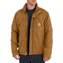 Carhartt Men's Big and Tall Flame-Resistant Full Swing Quick Duck Coat, Brown, 3X-Large