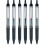 Pilot Stylos à bille Pilot Precise V7 RT Rechargeables, Pointe Fine (0,7 MM), Noir, 6-Pack 1