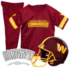 Franklin Sports Washington Commanders Kids Football Helmets & Jersey Set - NFL Uniform Costume