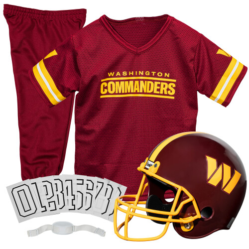 Franklin Sports Washington Commanders Set Casco e Maglia per Bambini - Costume NFL
