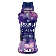 Downy Infusions Wäsche Duft Booster Perlen, Calm, Lavendel & Vanille, 26,5oz, Mit Weichspüler verwenden