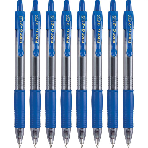 Pilot Pilot G2 Premium Gelroller, 1 mm, 8er Pack, Blau