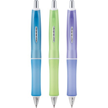 PILOT Dr. Grip Frosted Rechargeable & Retractable Stylo à bille, Pointe Moyenne, Couleurs Assorties, Noir, 3-Pack (14628)