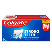 Colgate Strong Teeth Toothpaste 800G Calcium-Boost Tooth Paste For 2X Stronger Teeth, Protects Enamel, Whitens Teeth, Fresh Breath & Prevents Cavities