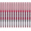 Pilot Pilot, Precise V5, Capped Liquid Ink Rollers, Extra Fine 0.5 mm, Burgunder, 14er Pack 1