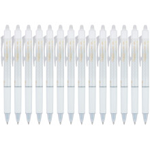 PILOT FriXion Design Collection Erasable Pens, Extra Fine Point, White Barrel, Black Ink, 14 Count (12885)