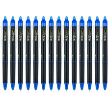 PILOT FriXion Synergy Clicker, Bolígrafos Gel Borrables Recargables, Punta Extra Fina 0.5 mm, Pack de 14, Azul