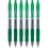 Pilot PILOT G2 Nachfüllbare Gelroller, Breite 1,0mm, Grüne Tinte, 6er Pack 1