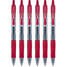 PILOT G2 Retractable Rollerball Gel Pens, Bold Point, 1.0mm, Burgundy Ink, 6 Count