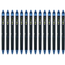 Pilot FriXion Synergy Clicker, Bolígrafos Gel Borrables Recargables, Punta Fina 0.5 mm, Pack de 14, Azul