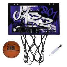 Franklin Sports NBA Utah Jazz Canestro da Porta per Bambini - Mini Pallone da Basket - Gioco NBA per Camera + Ufficio
