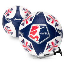 Franklin Sports NWSL Soccer Ball - Official Size 5 - Regulation Size + Weight Soccer Ball for Kids + Adults - Great for Boys + Girls - Air Pump Includ