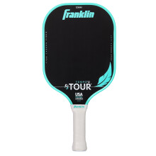 Franklin Sports Pro Pickleball Paddles - FS Tour Featherweight Series Lightweight Paddles - USA Pickleball Approved - Raw Carbon Fiber Surface - Tempo