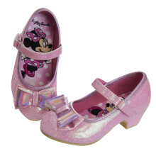 Disney Minnie Mouse Schuhe - Mädchen Mary Jane Ballerinas mit Schleife - Kinder Prinzessinnen Kostüm Flats