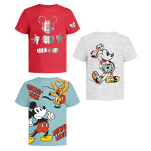 Disney Mickey Mouse Shirt für Kinder (Jungenbekleidung) Fantasia T-Shirt 6 Kleinkind R/WH/Cel SS