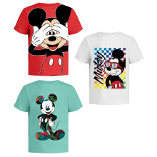 Disney Mickey Mouse Kinder T-Shirt (Jungen Kleidung) Fantasia Shirt 6 Toddler Rd/Wh/T SS