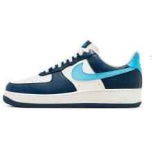 Nike Air Force 1 '07 Herrenschuhe (HJ9291-478, Armory Navy/Sail/Pale Ivory/Baltic Blue) Größe 10