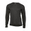 Carhartt Carhartt Men's Force Midweight Stretch Base Layer Crewneck, Black Heather, Large 1