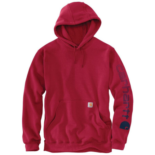 Carhartt Carhartt Herren Sweatshirt mit Logo, Industry Red, X-Small