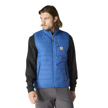 Carhartt Men's Rain Defender Relaxed Fit Lightweight Insulated Vest, Dark Horizon Blue, 3X-Large